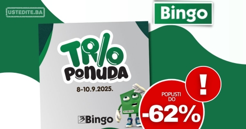 Bingo akcija TRIO PONUDA 8-10.9.2025.