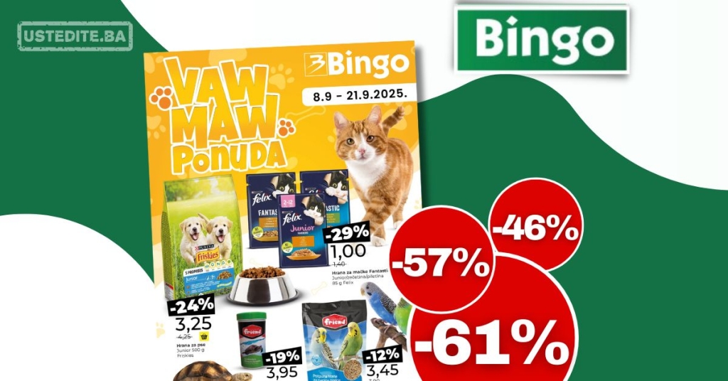 Bingo katalog KUĆNI LJUBIMCI 8-21.9.2025.