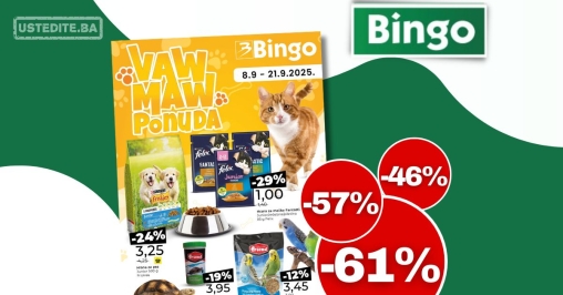 Bingo katalog KUĆNI LJUBIMCI 8-21.9.2025.