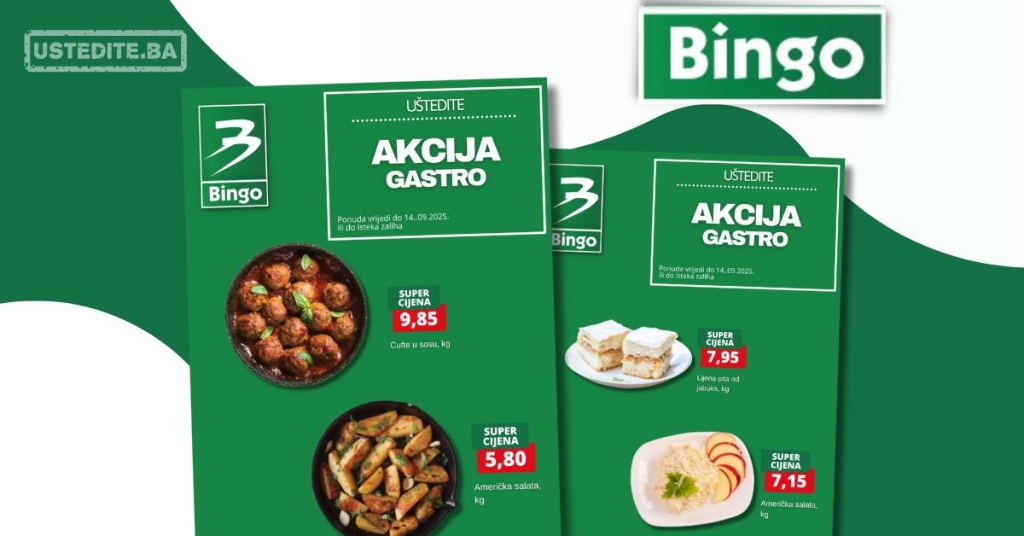 Bingo akcija GASTRO AKCIJA