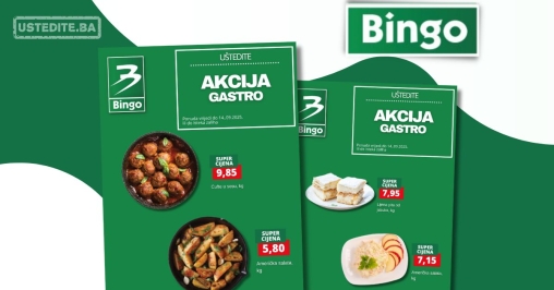 Bingo akcija GASTRO AKCIJA