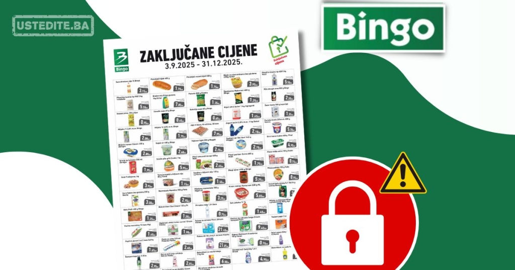 Bingo ZAKLJUČANE CIJENE 1.9-31.12.2025.