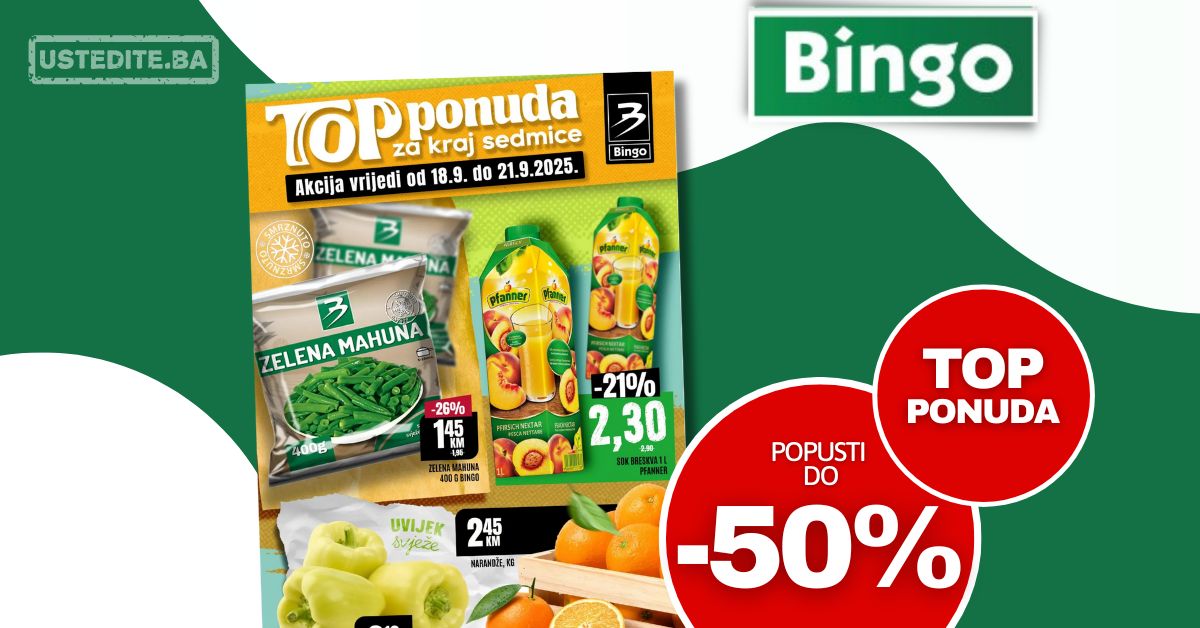 Bingo vikend akcija 18-21.09.2025.