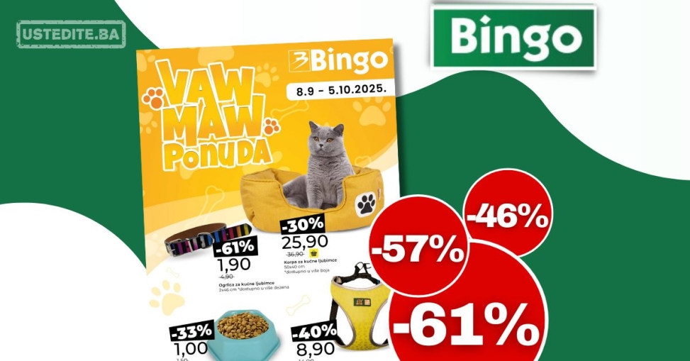 Bingo katalog VAW MAW PONUDA 8.9-5.10.2025.