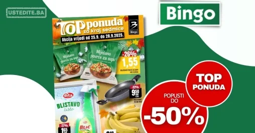 Bingo vikend akcija 25-28.9.2025.