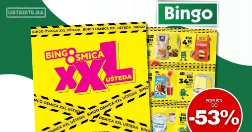 Bingo akcija XXL UŠTEDA 29.9-6.10.2025.