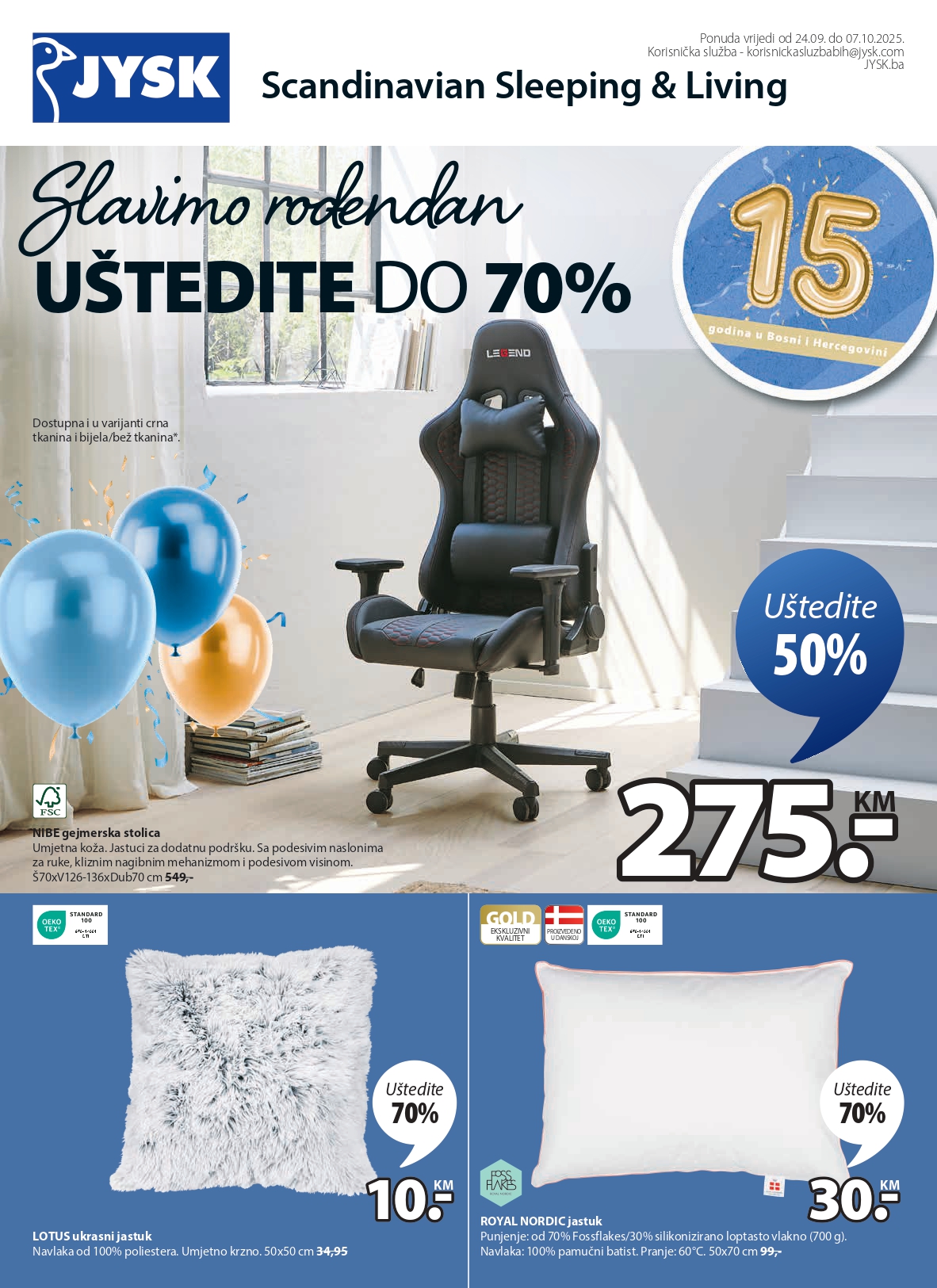 Jysk katalog 24.9-7.10.2025.