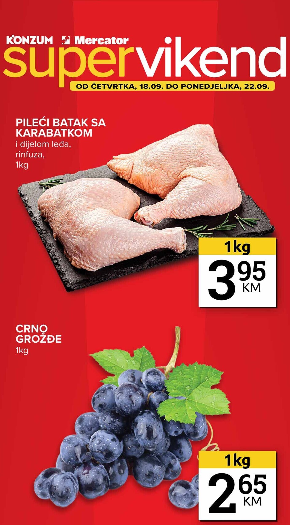 Konzum vikend akcija 11-15.9.2025.