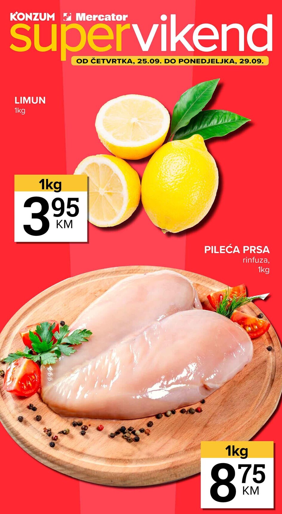 Konzum vikend akcija 25-29.9.2025.