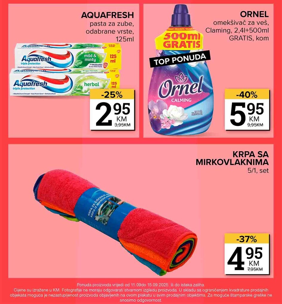 Konzum vikend akcija 11-15.9.2025.