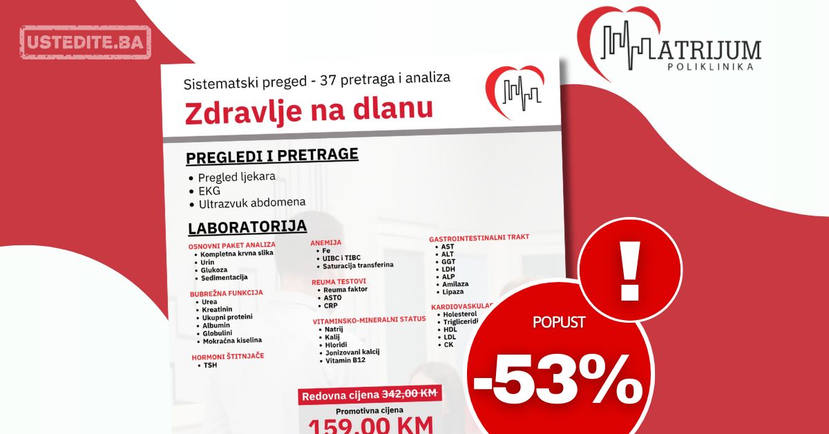 Atrijum POLIKLINIKA super akcija