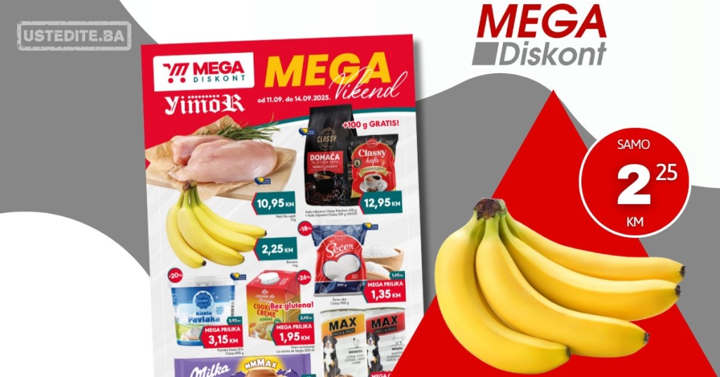 Mega Diskont vikend akcija 11-14.9.2025.