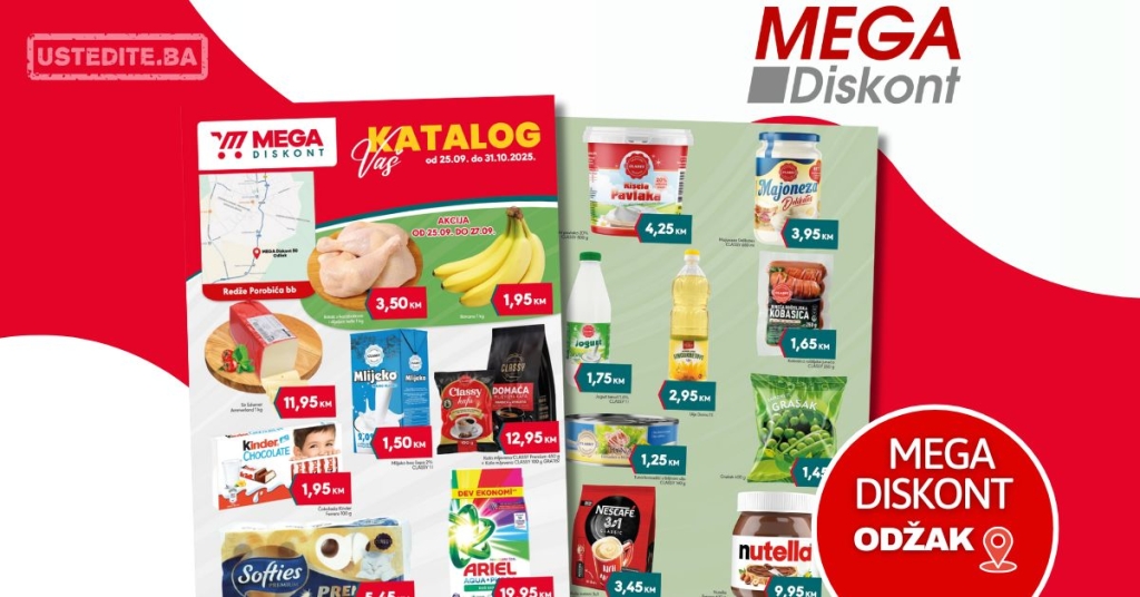Mega Diskont Odžak VELIKO REOTVORENJE 25-31.10.2025.