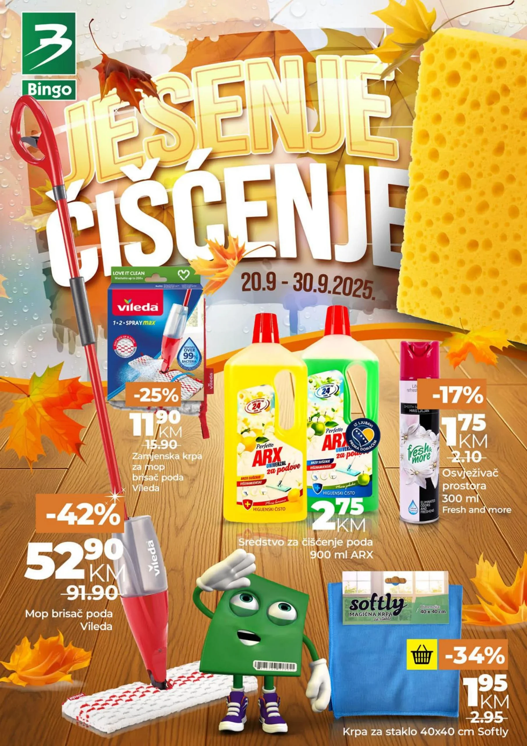 Bingo katalog "Čista ušteda - Jesenje čišćenje" 20-30.9.2025.
