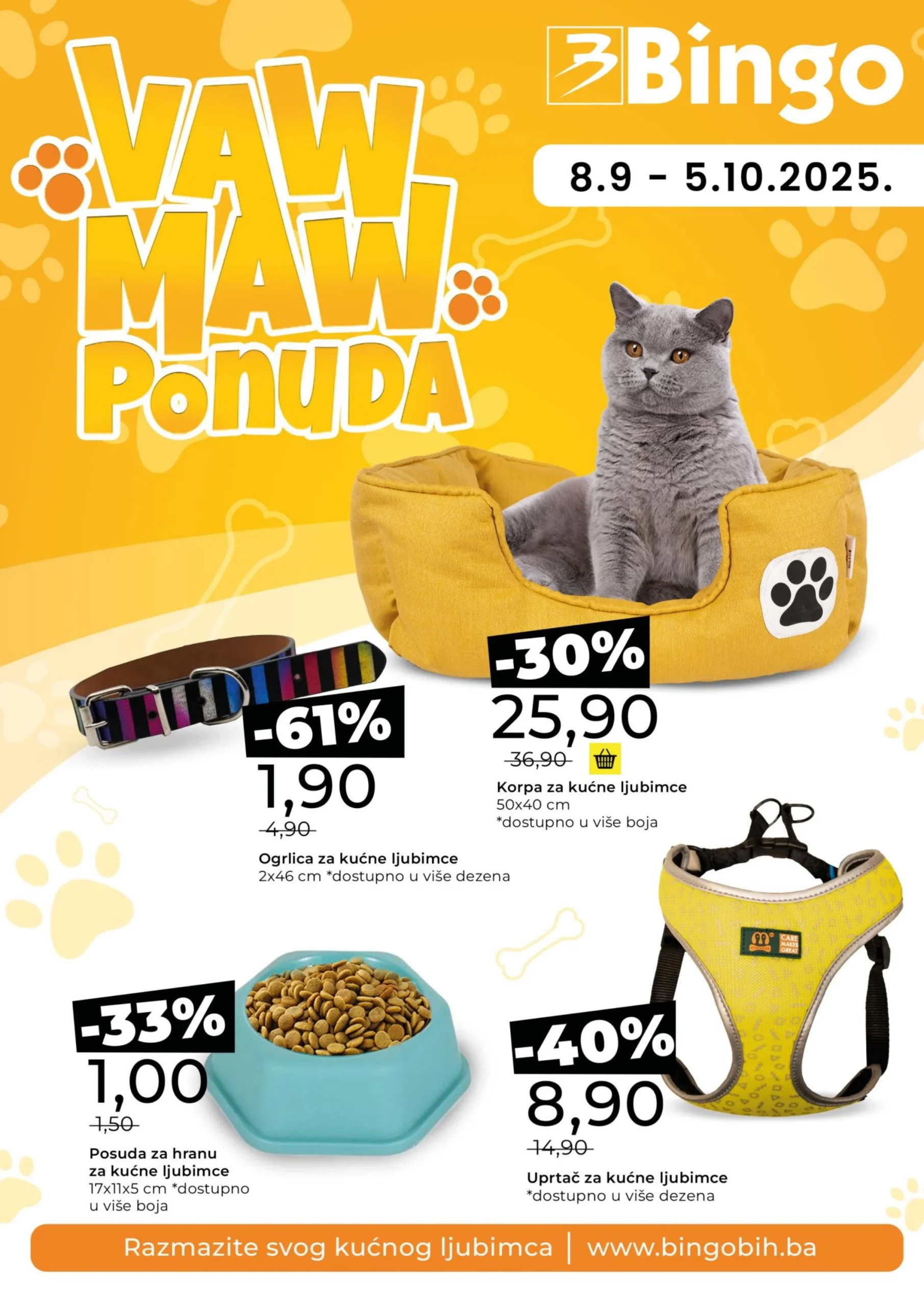 Bingo katalog VAW MAW PONUDA 8.9-5.10.2025.