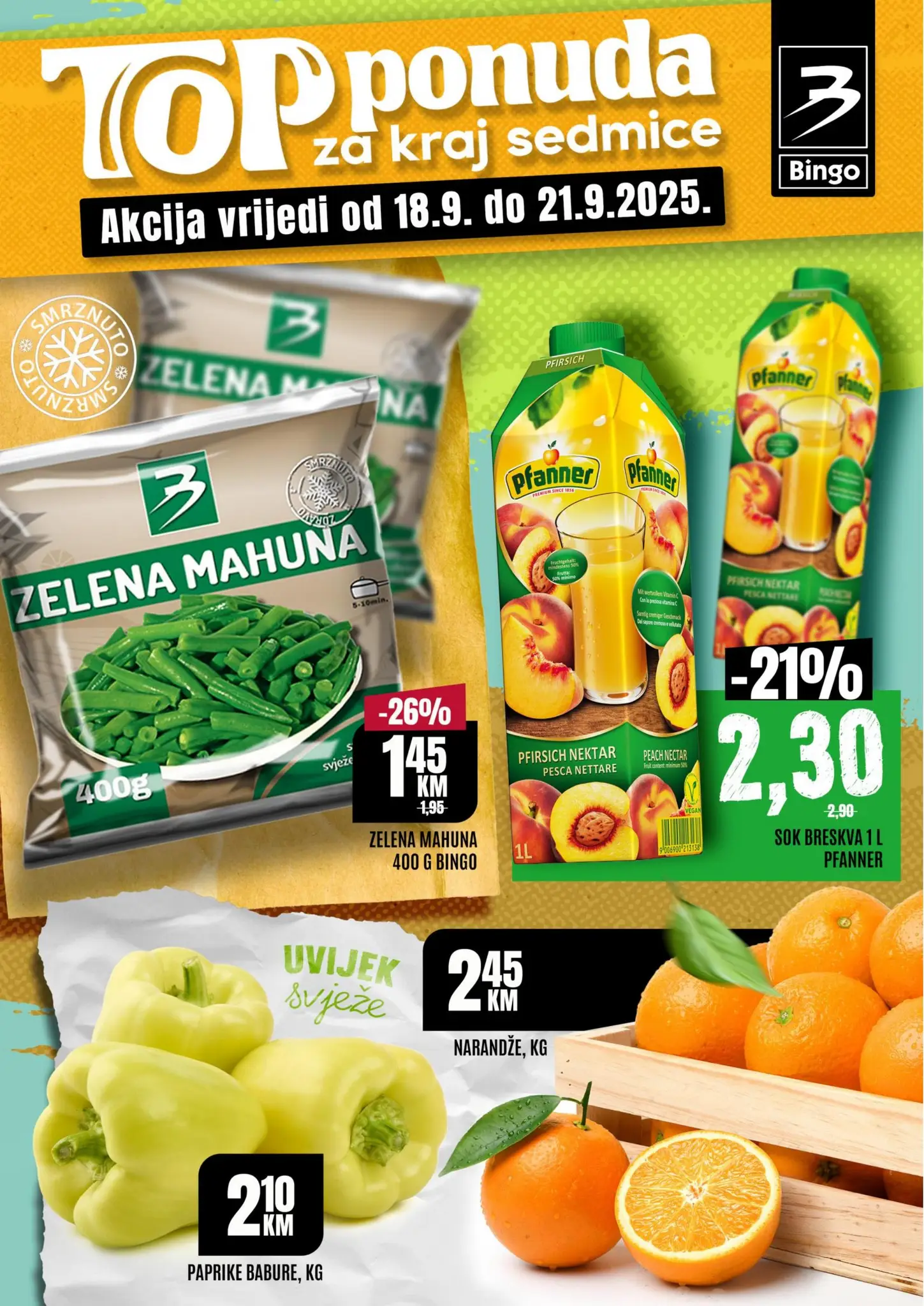 Bingo vikend akcija 18-21.09.2025.
