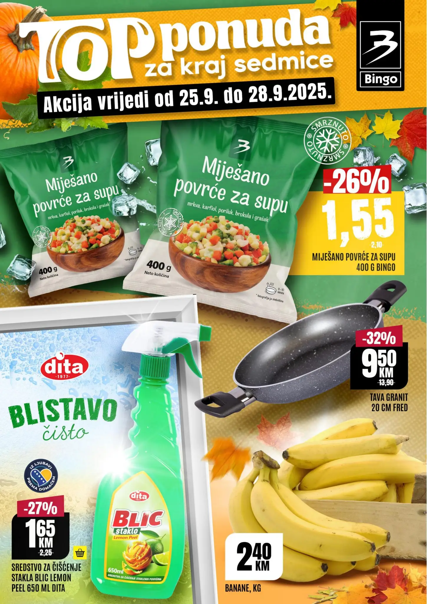 Bingo vikend akcija 25-28.9.2025.