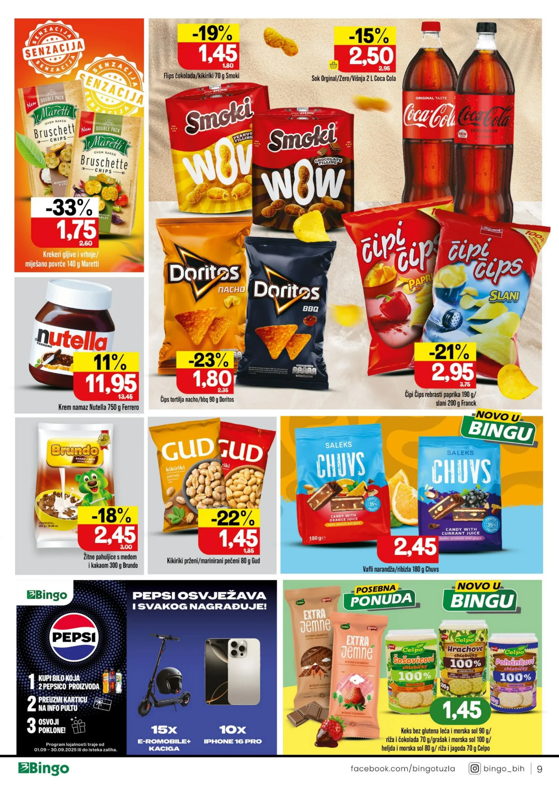 Bingo katalog SNIŽENJE do 65% - 16-28.9.2025.