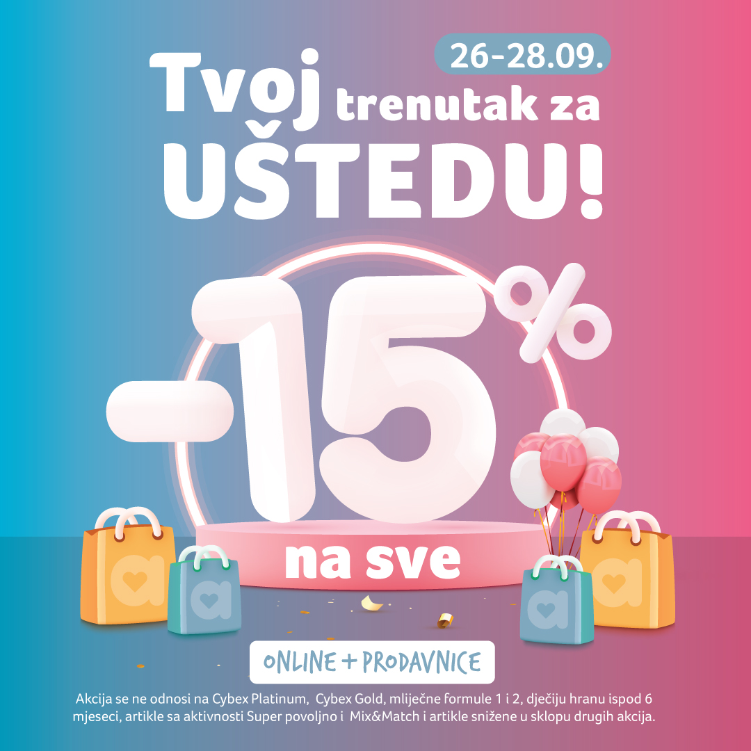 Aksa SUPER SNIŽENJE 26-28.9.2025.