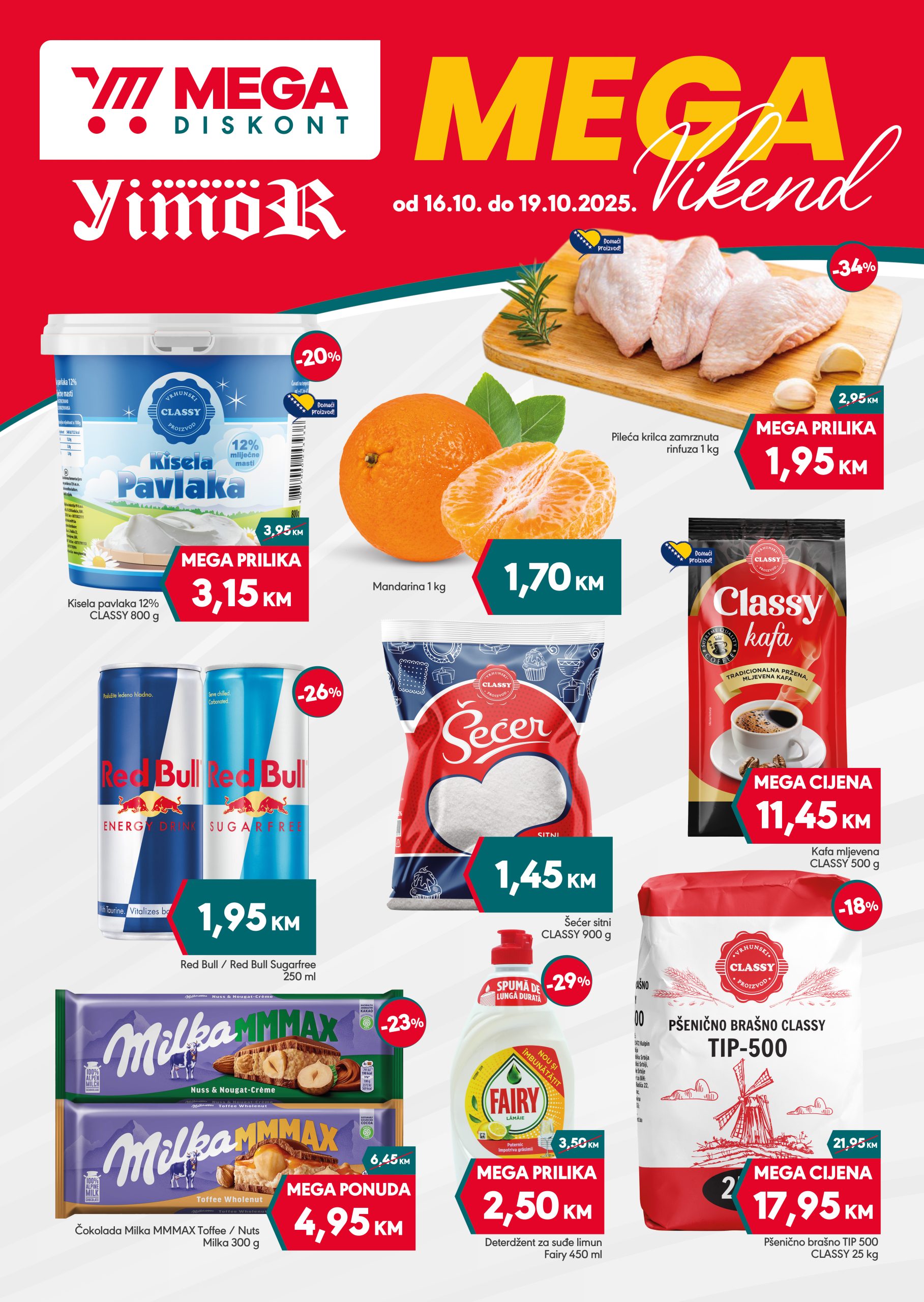 Mega Diskont vikend akcija 16-19.10.2025.