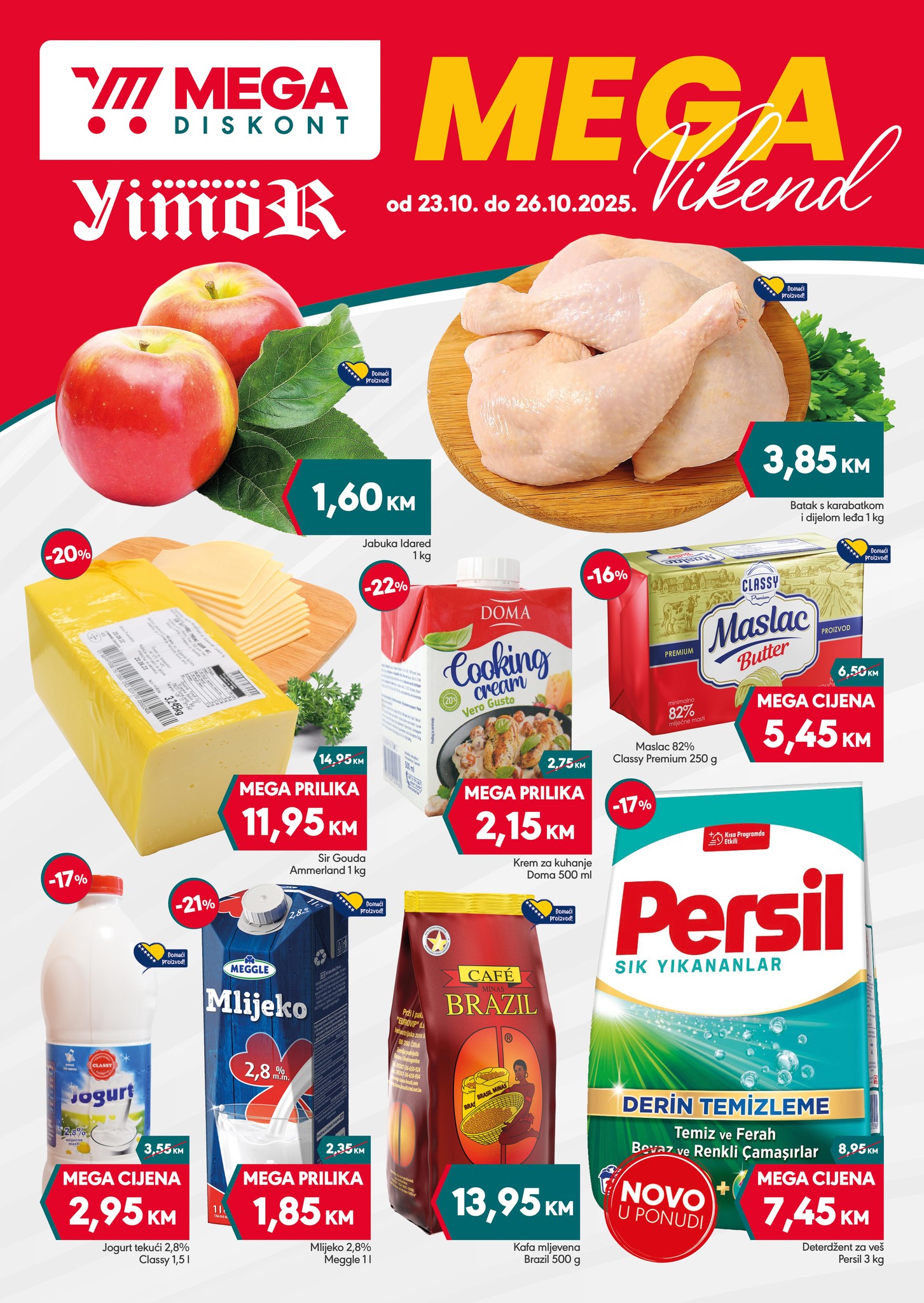 Mega Diskont vikend akcija 23-26.10.2025.