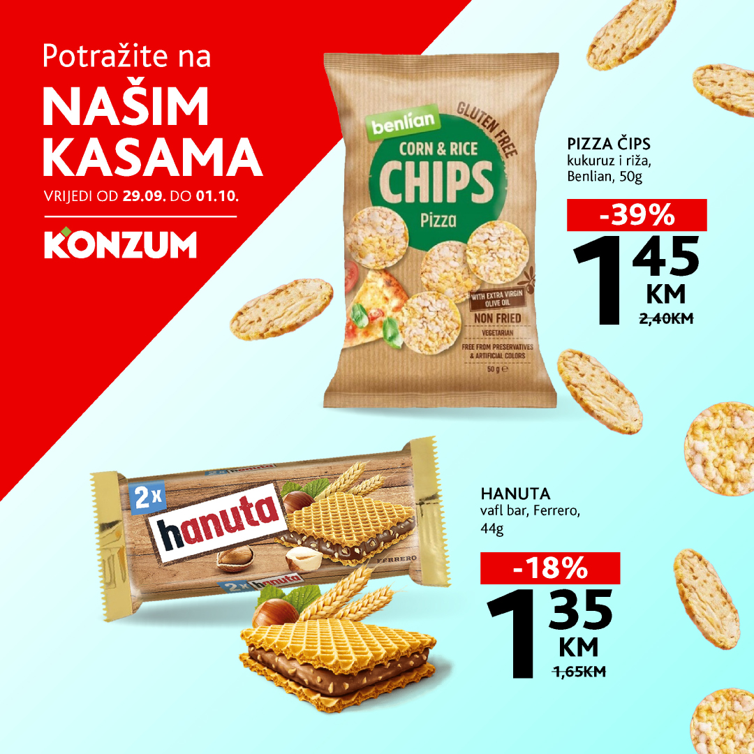 Konzum AKCIJA NA KASAMA 
