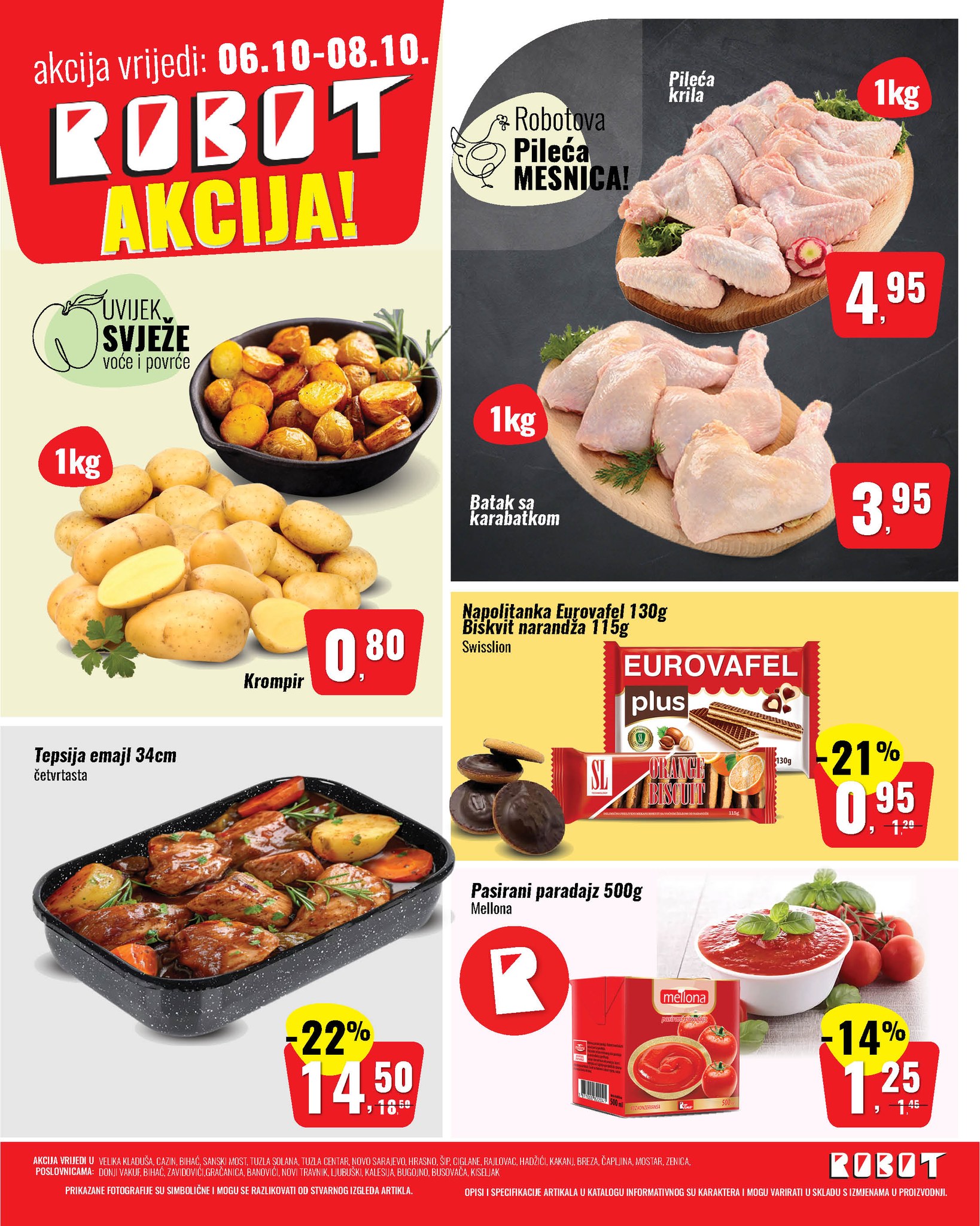 Robot akcija za početak sedmice 6-8.10.2025.