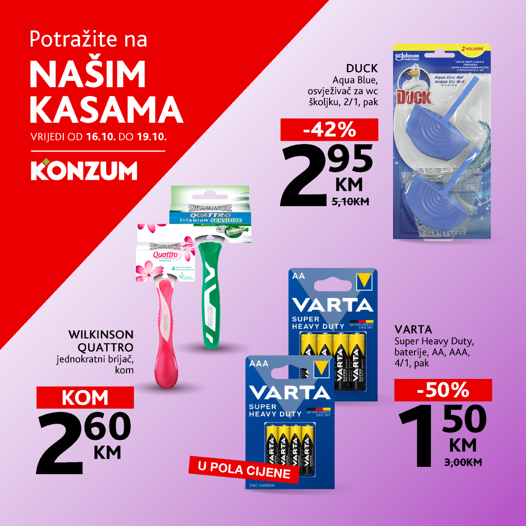 Konzum AKCIJA NA KASAMA