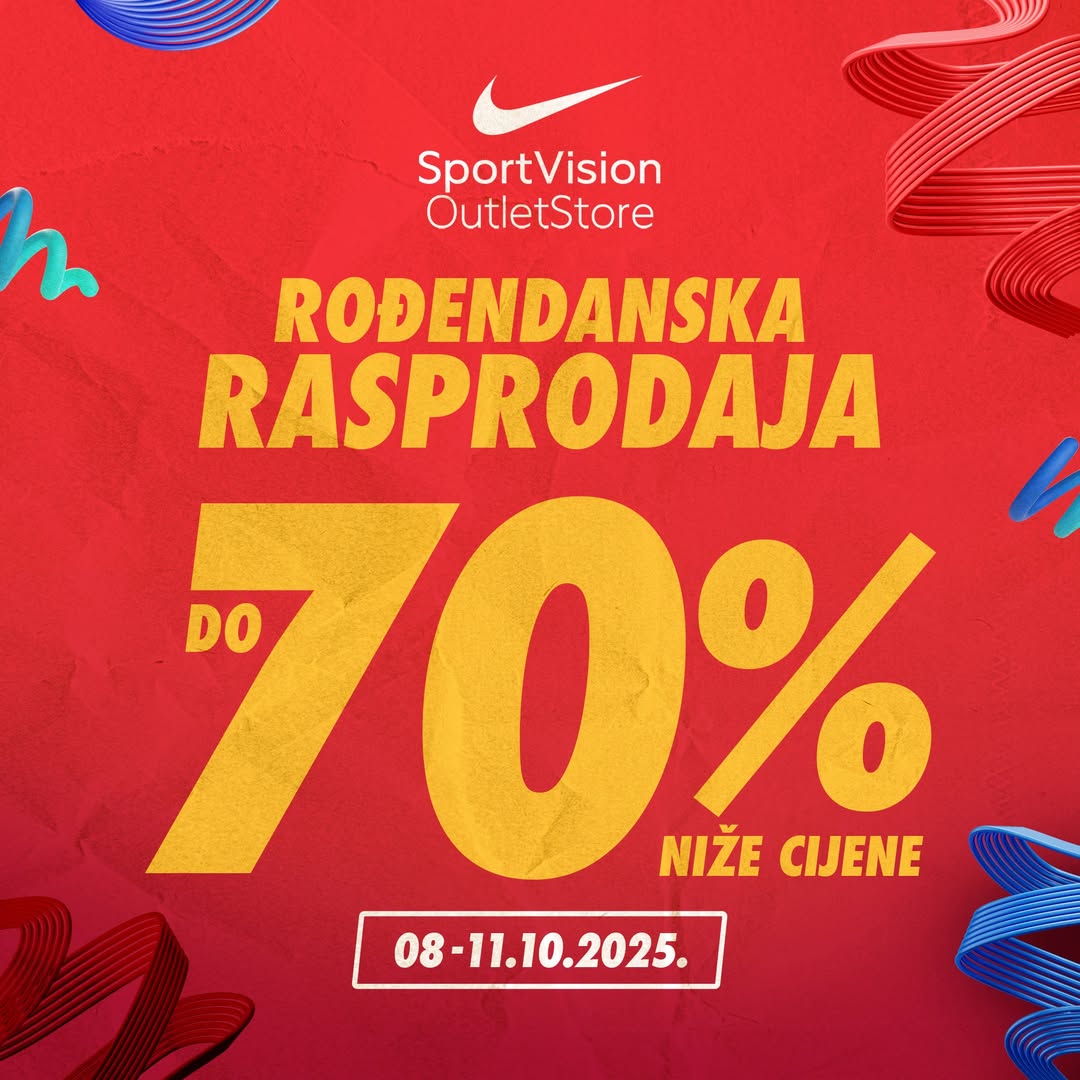 SportVision OUTLET Sniženje do 70%