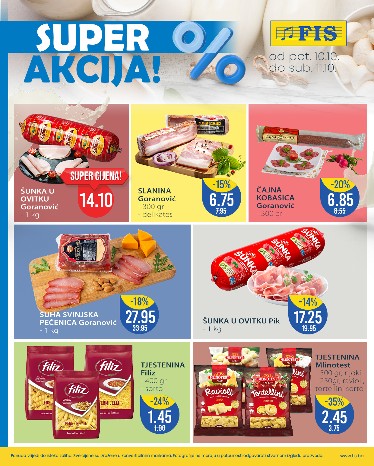 Fis vikend akcija 10-11.10.2025. 