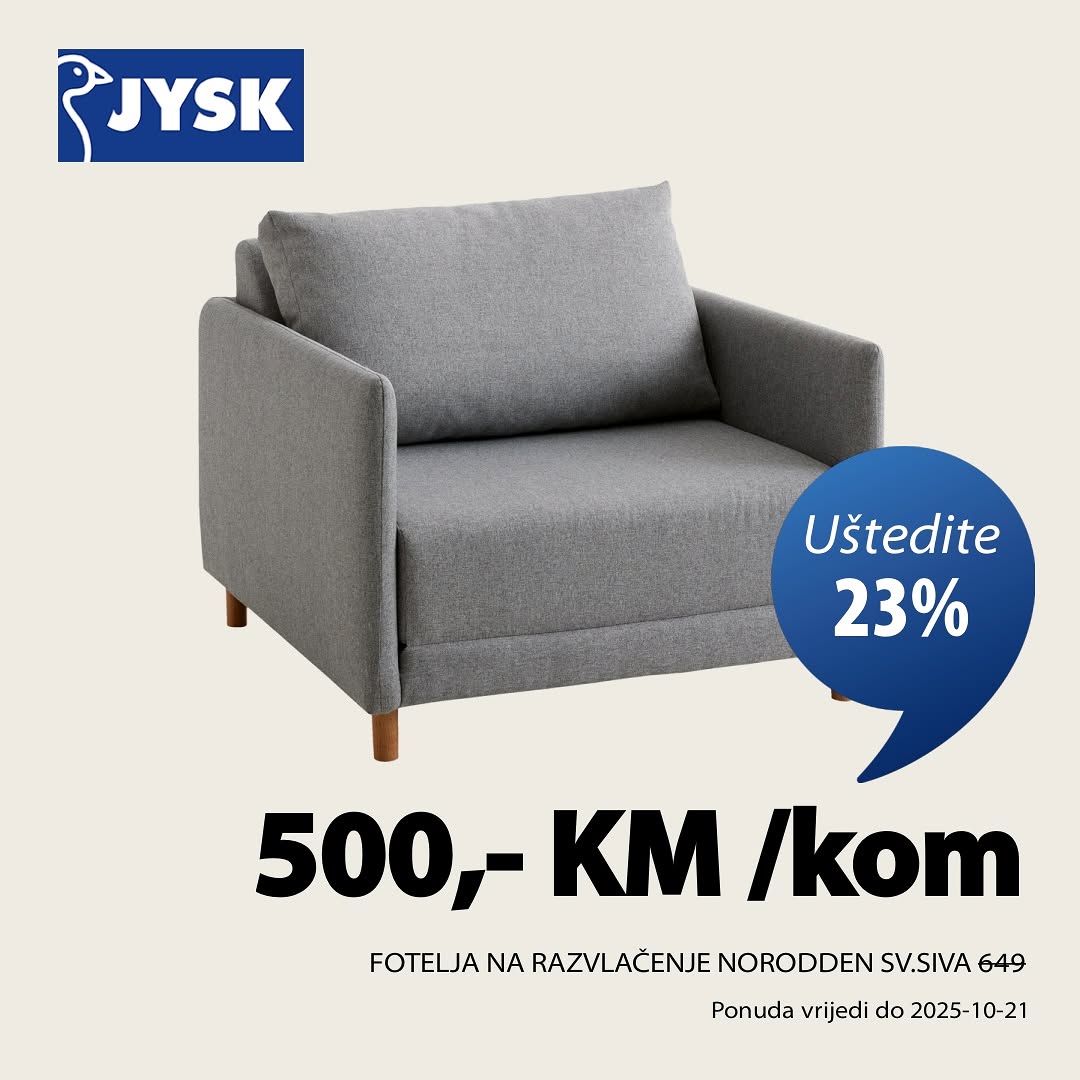 Jysk SUPER SNIŽENJE