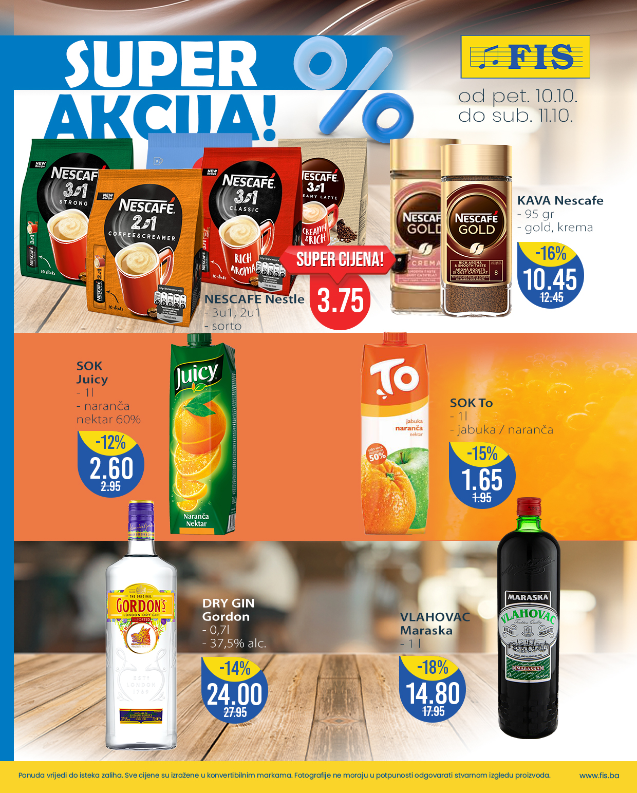 Fis vikend akcija 10-11.10.2025. 