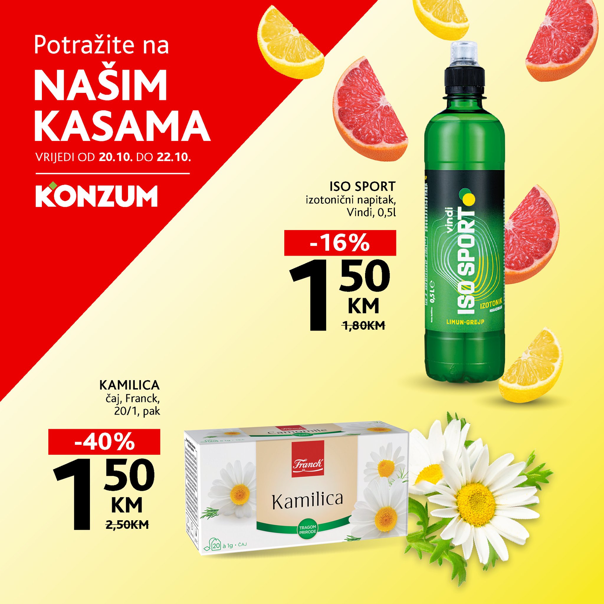 Konzum AKCIJA NA KASAMA