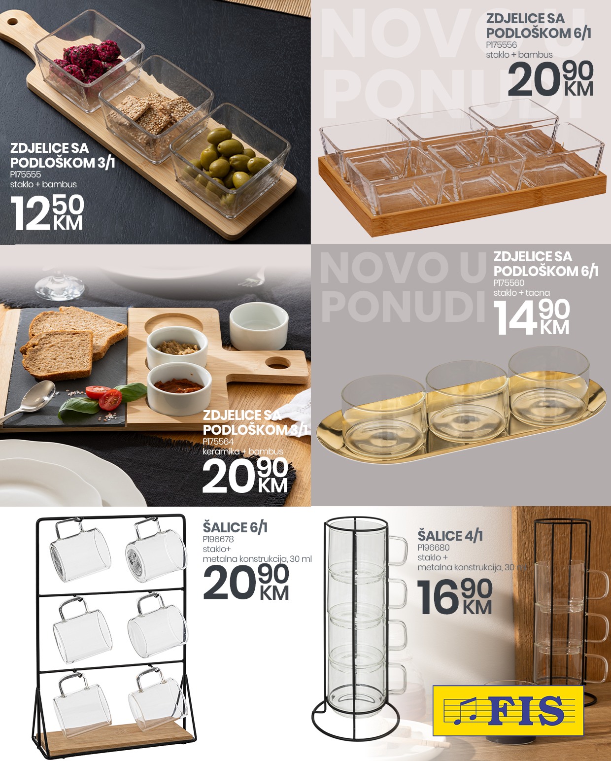 Fis Posuđe za dom koji voli detalje - oktobar 2025.