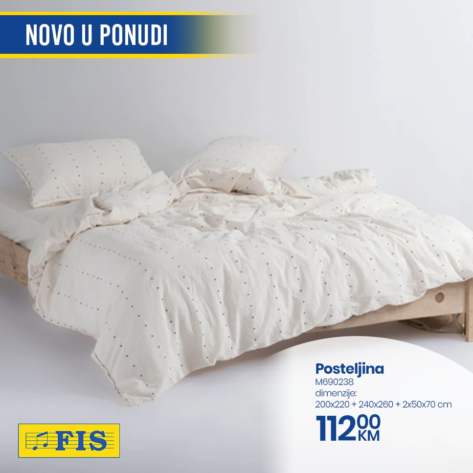 Fis POSTELJINE - Novo u ponudi