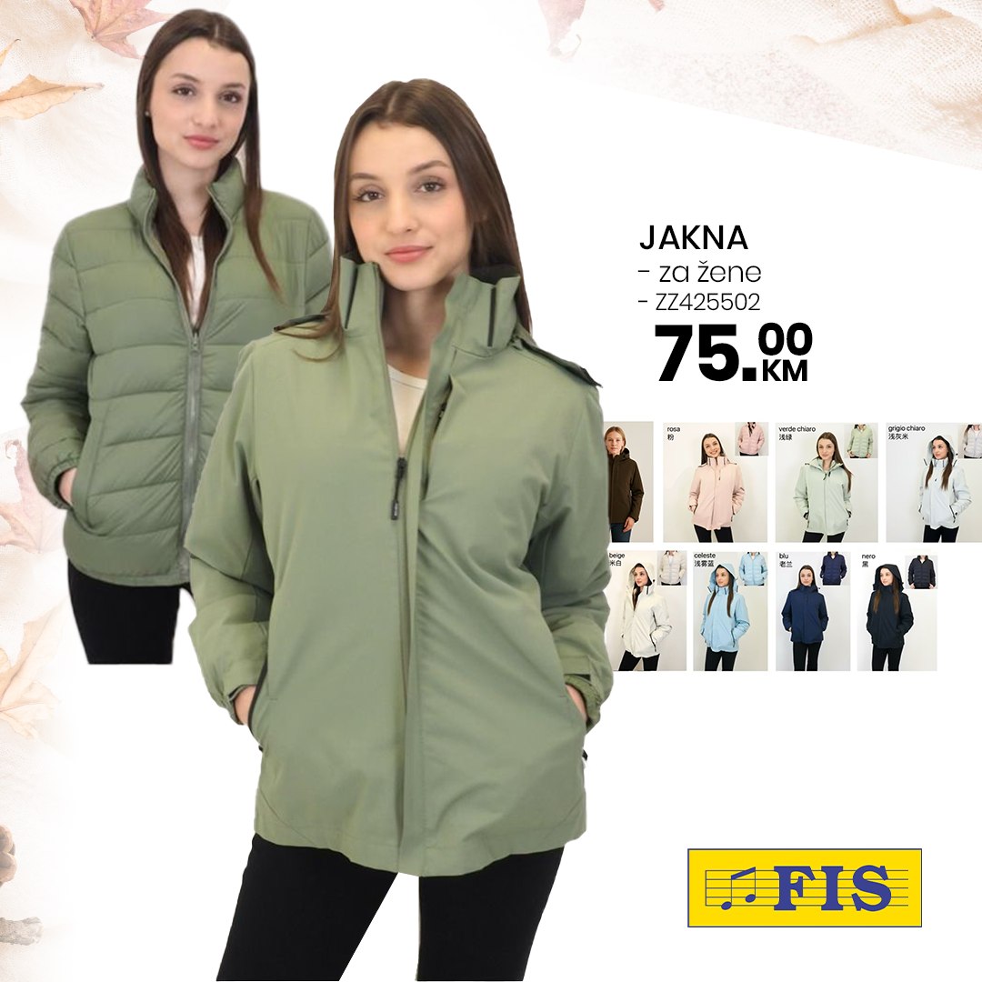 FIS jesenja kolekcija – Moda za nju i njega | oktobar 2025
