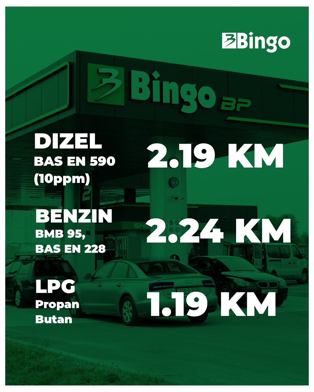 Bingo NOVE CIJENE GORIVA od 20.10.2025.