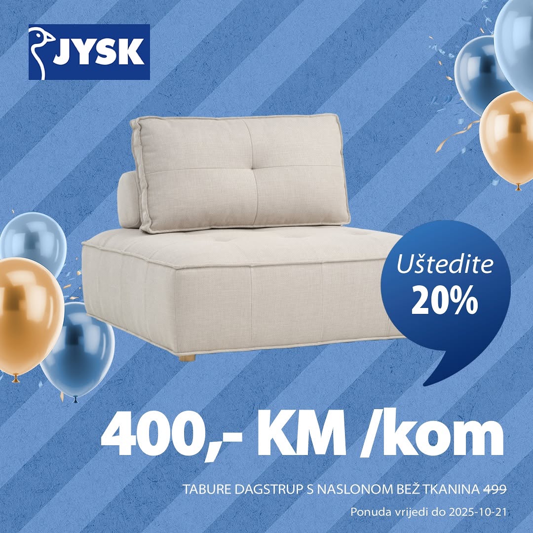 Jysk SUPER SNIŽENJE