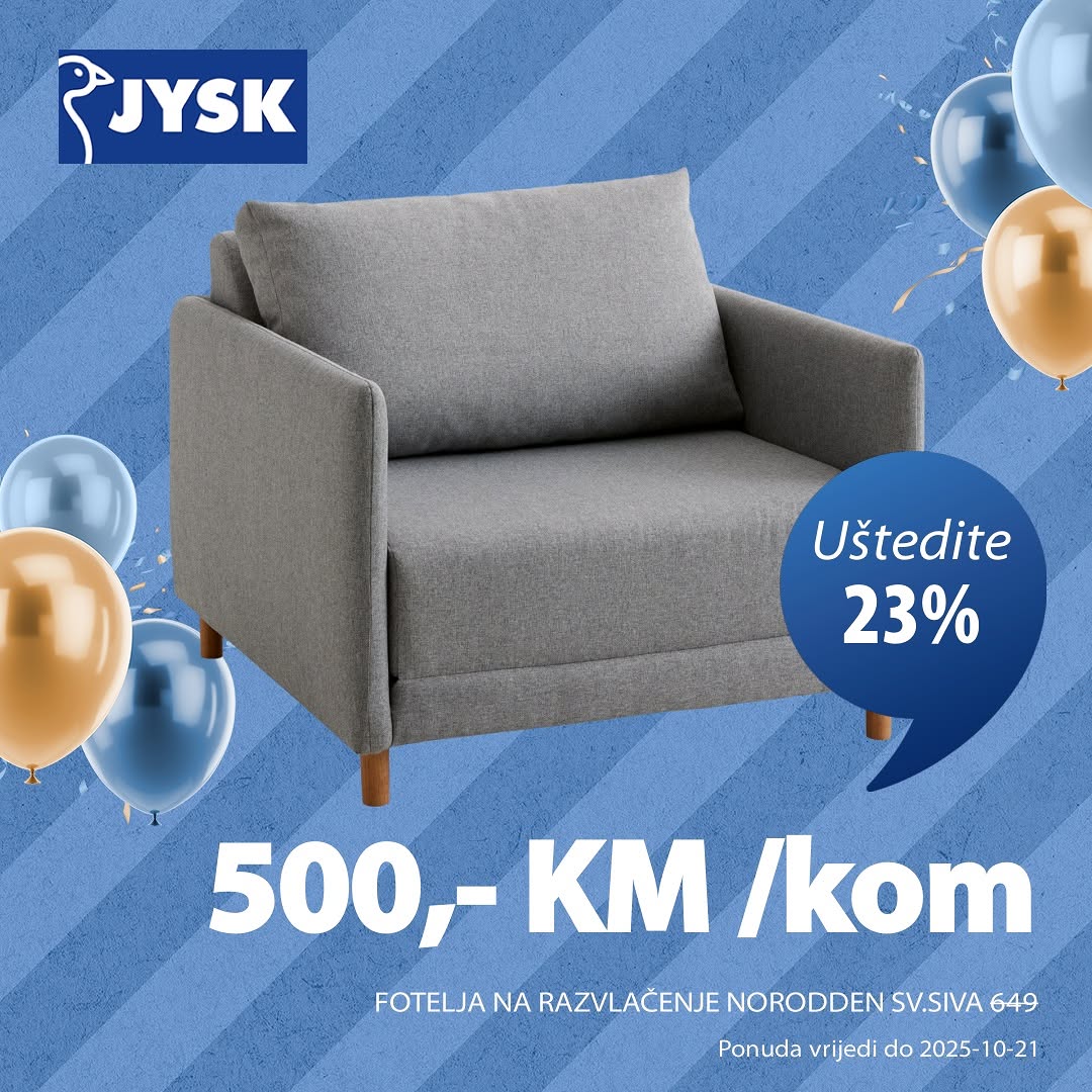 Jysk SUPER SNIŽENJE