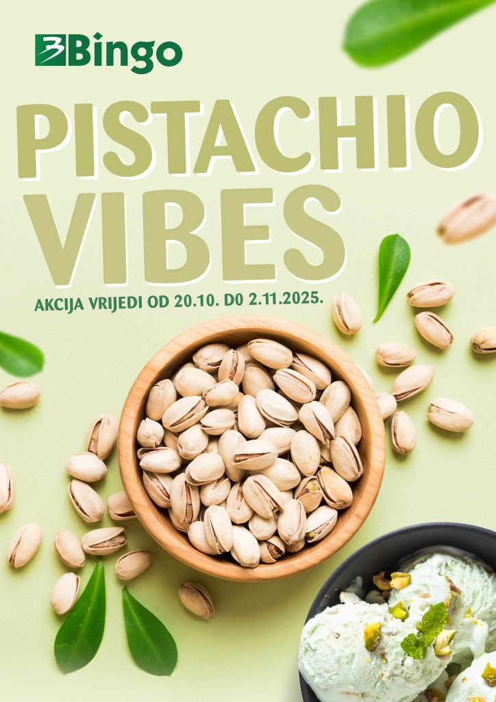 Bingo akcija PISTACHIO VIBES