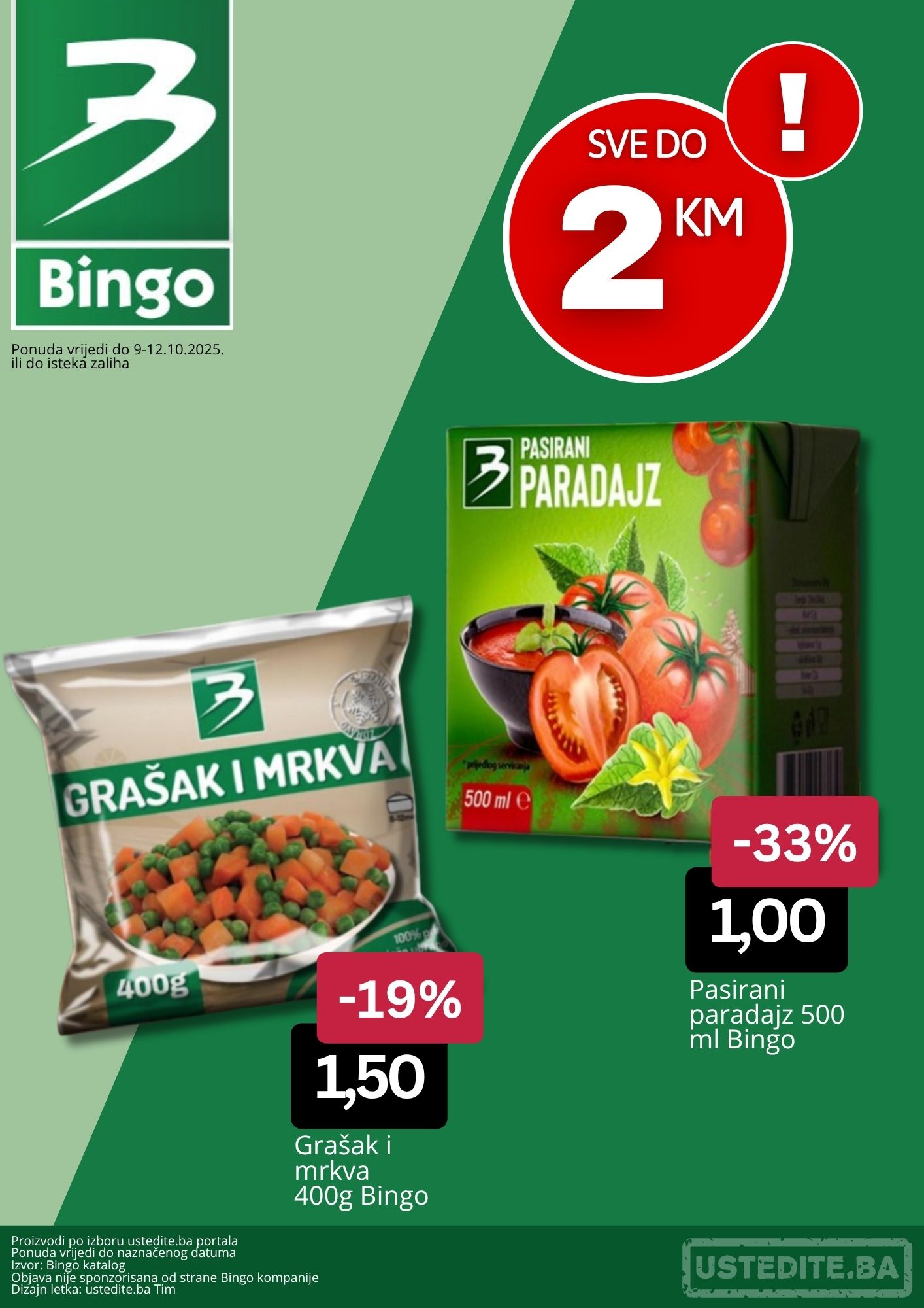 Bingo SVE DO 2 KM