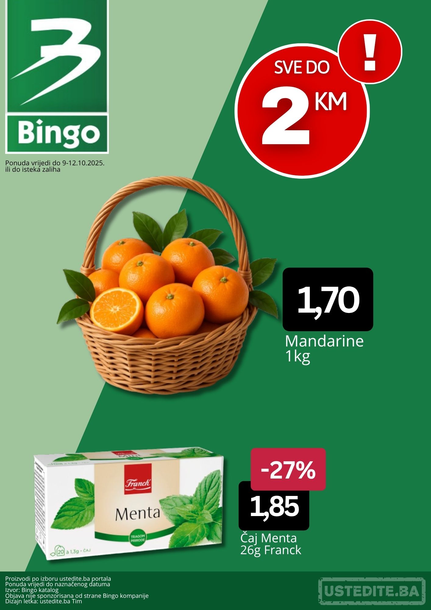 Bingo SVE DO 2 KM