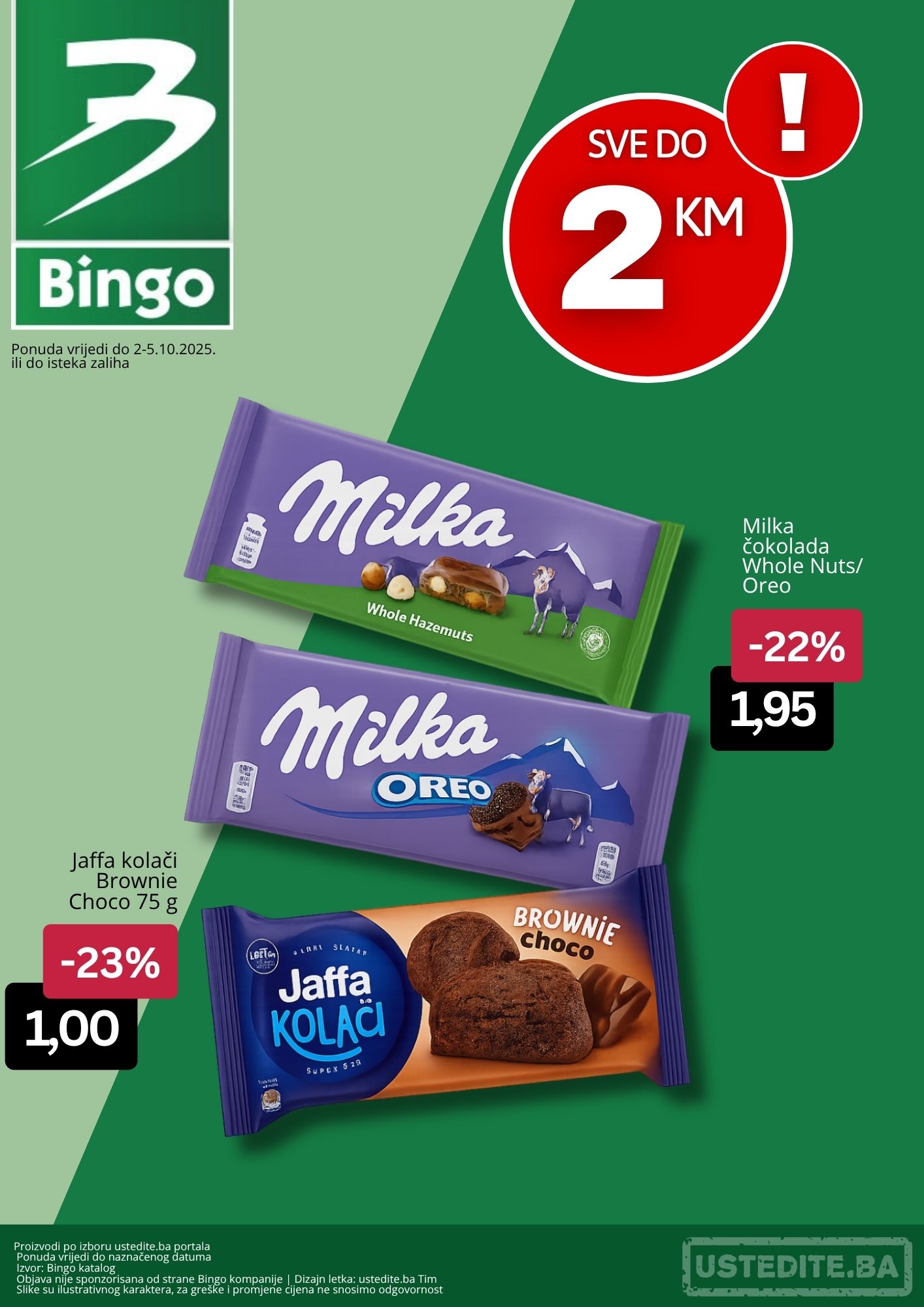Bingo akcija SVE DO 2 KM