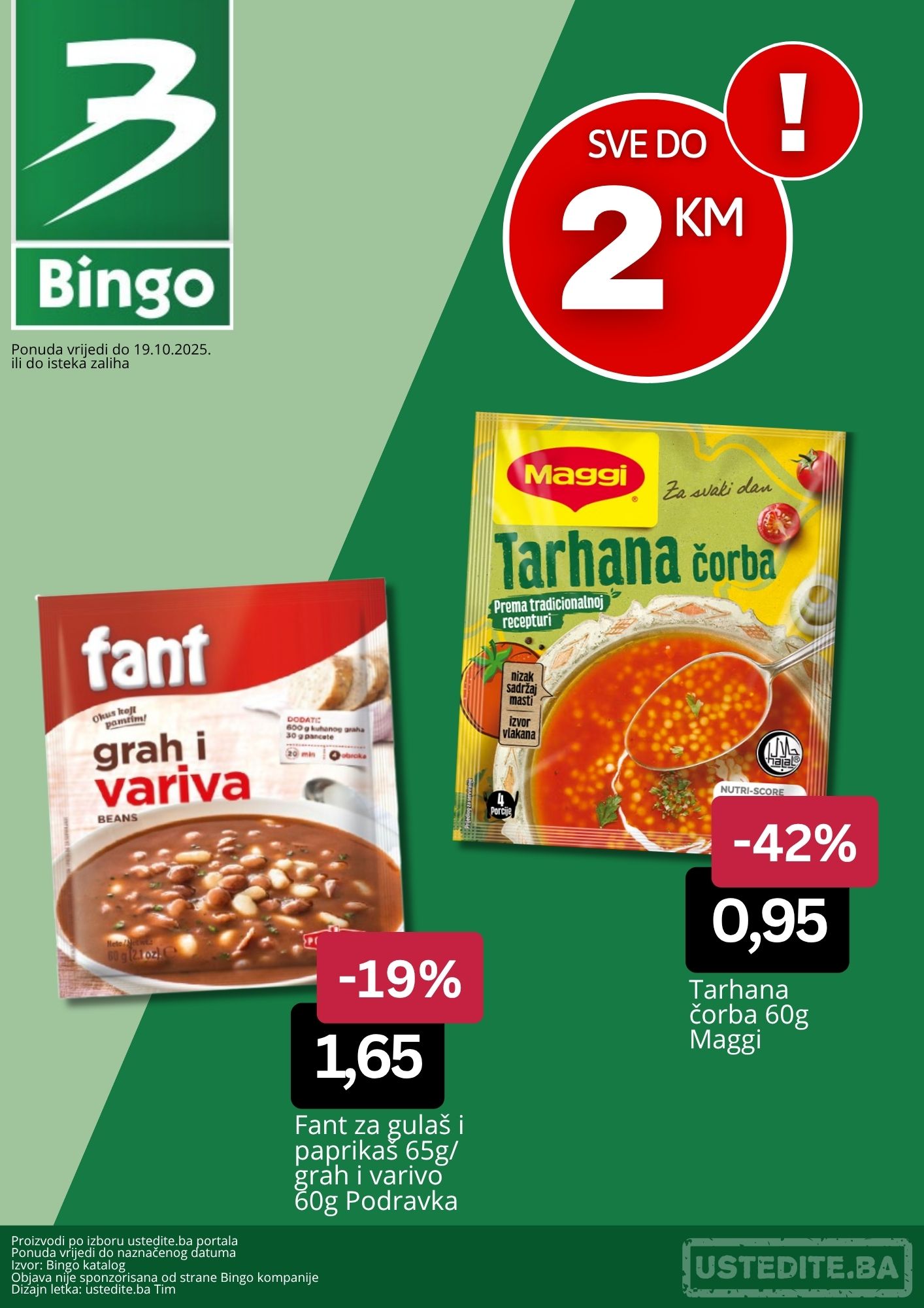 Bingo SVE DO 2 KM