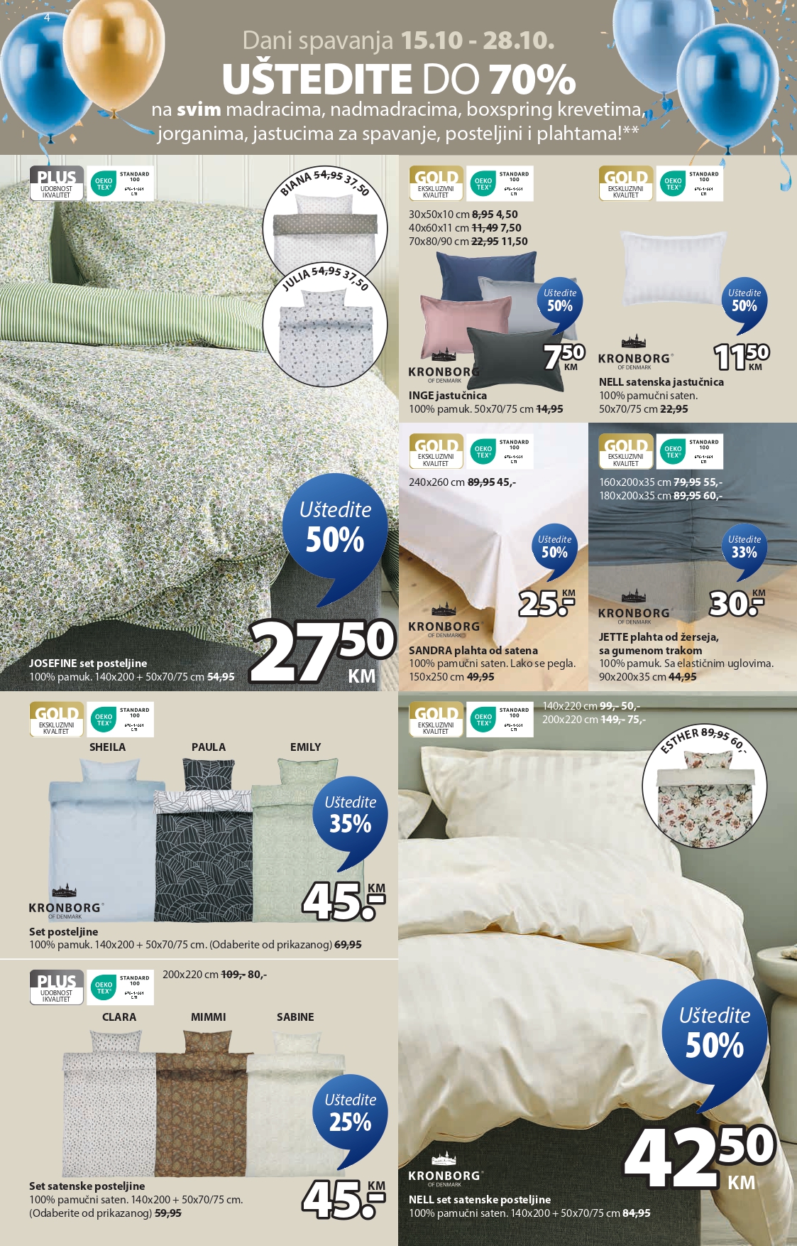 Jysk katalog UŠTEDITE DO 70% 15-28.10.2025.