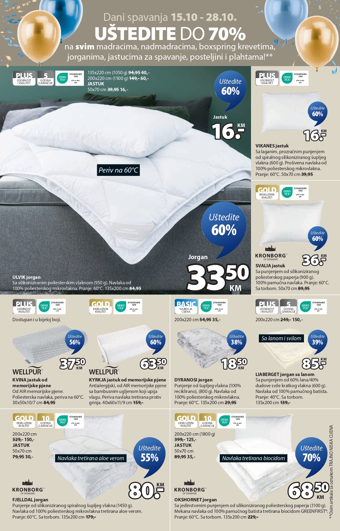 Jysk katalog UŠTEDITE DO 70% 15-28.10.2025.