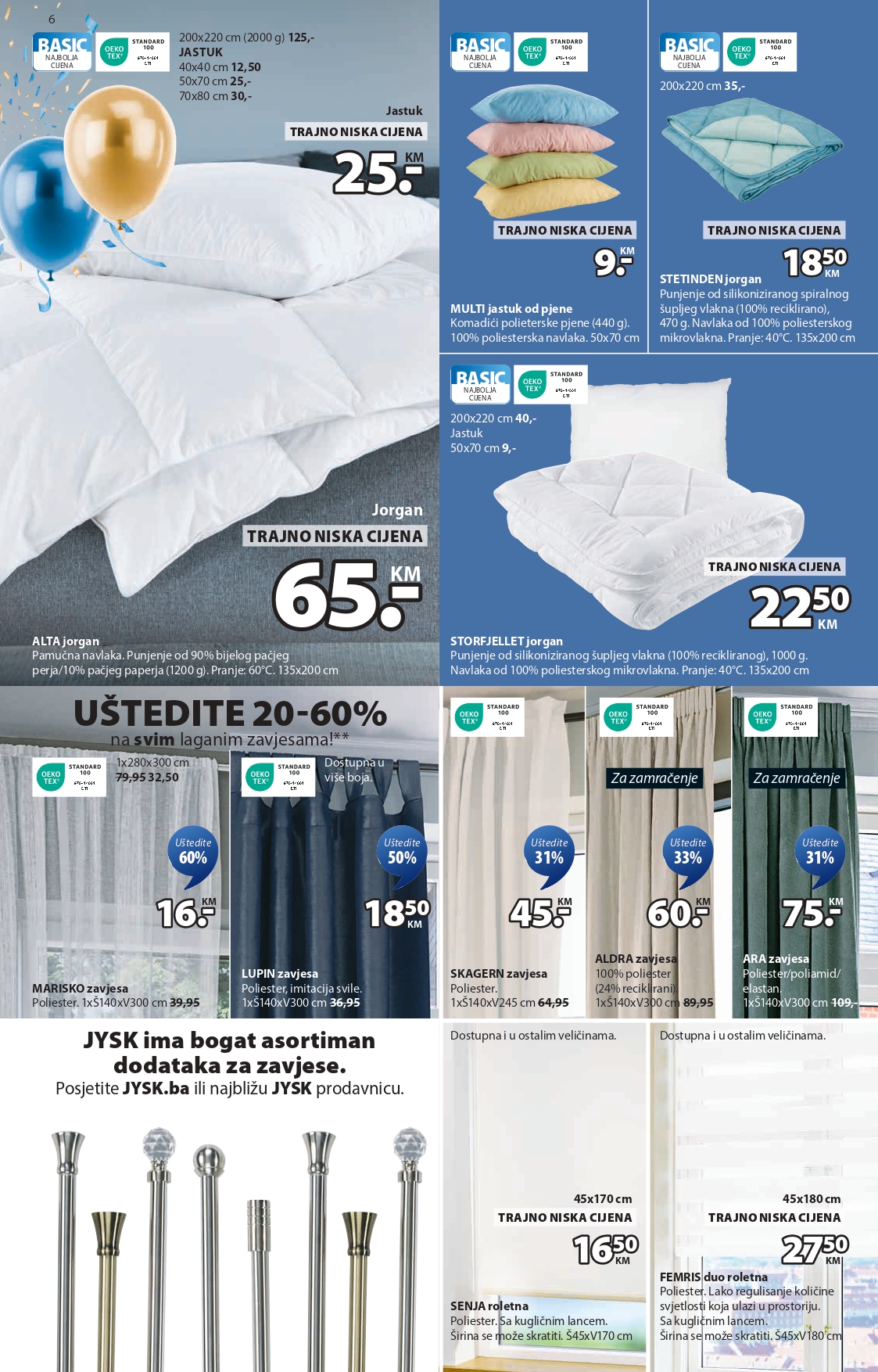 Jysk katalog UŠTEDITE DO 70% 15-28.10.2025.