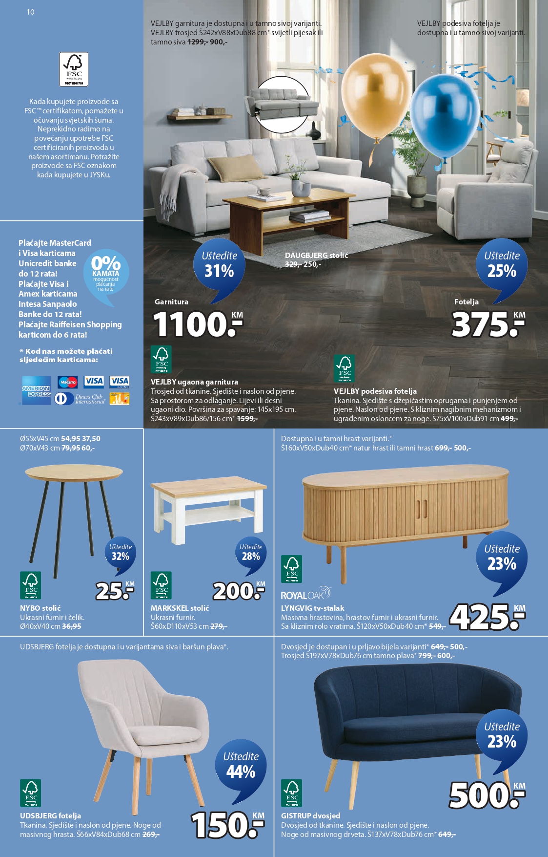 Jysk katalog UŠTEDITE DO 70% 15-28.10.2025.
