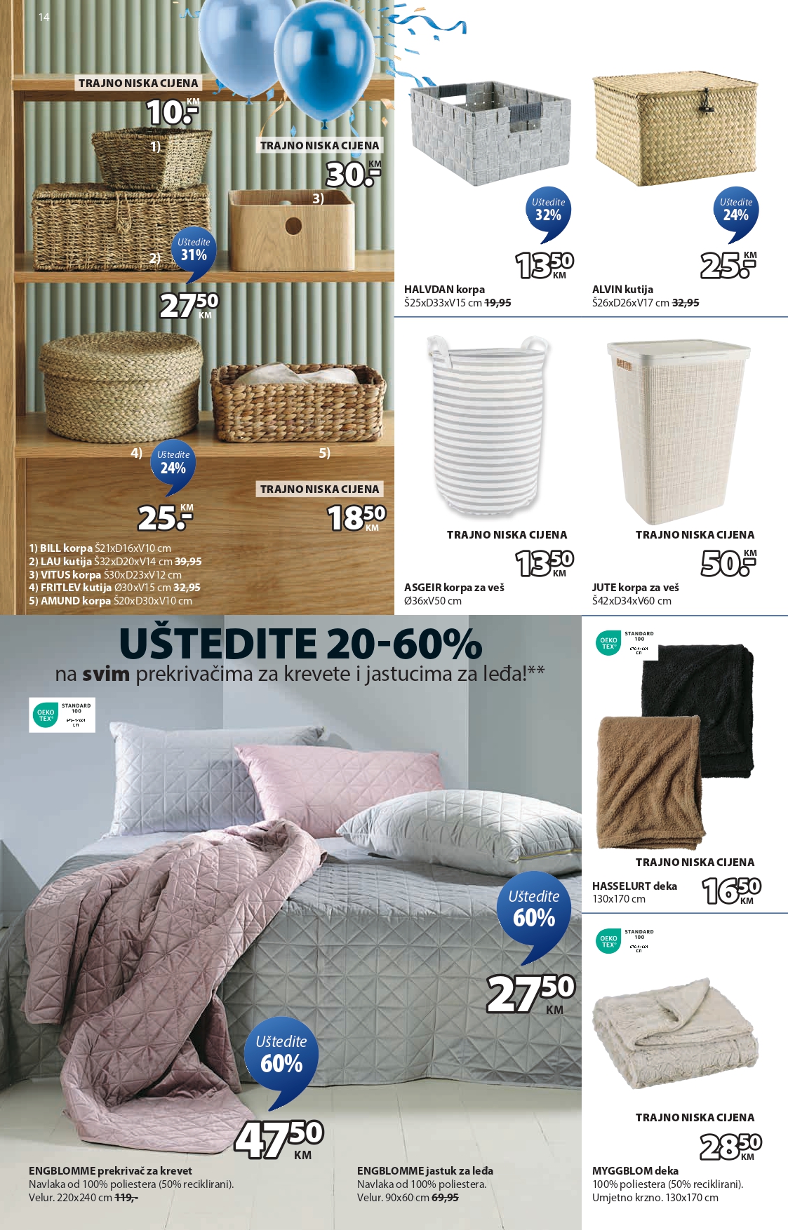 Jysk katalog UŠTEDITE DO 70% 15-28.10.2025.
