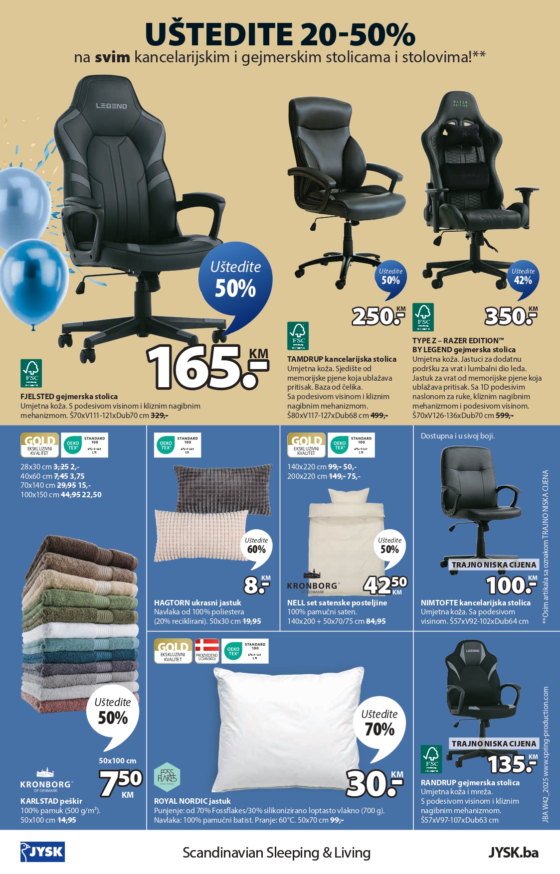 Jysk katalog UŠTEDITE DO 70% 15-28.10.2025.